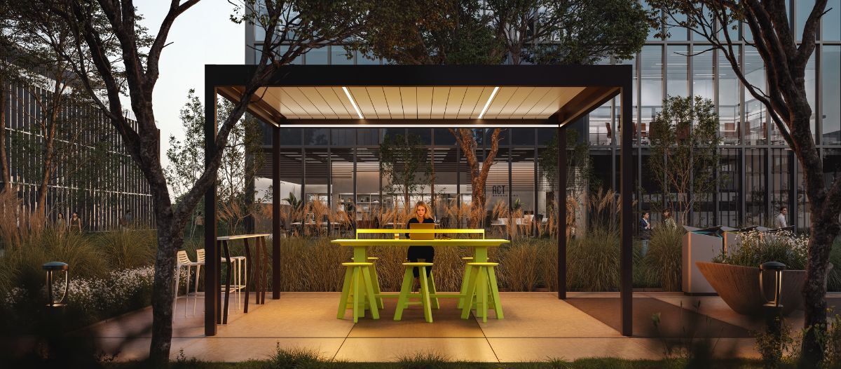 Using outdoor structures to shape a facility’s culture