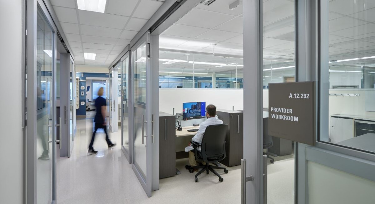 Flexible openings allow a higher concentration of programming while achieving accessibility and other code requirements.